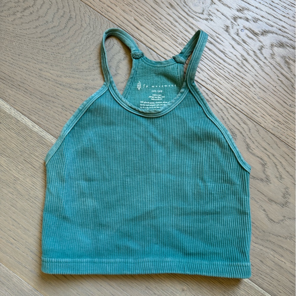FP movement happiness runs crop top teal XS/S